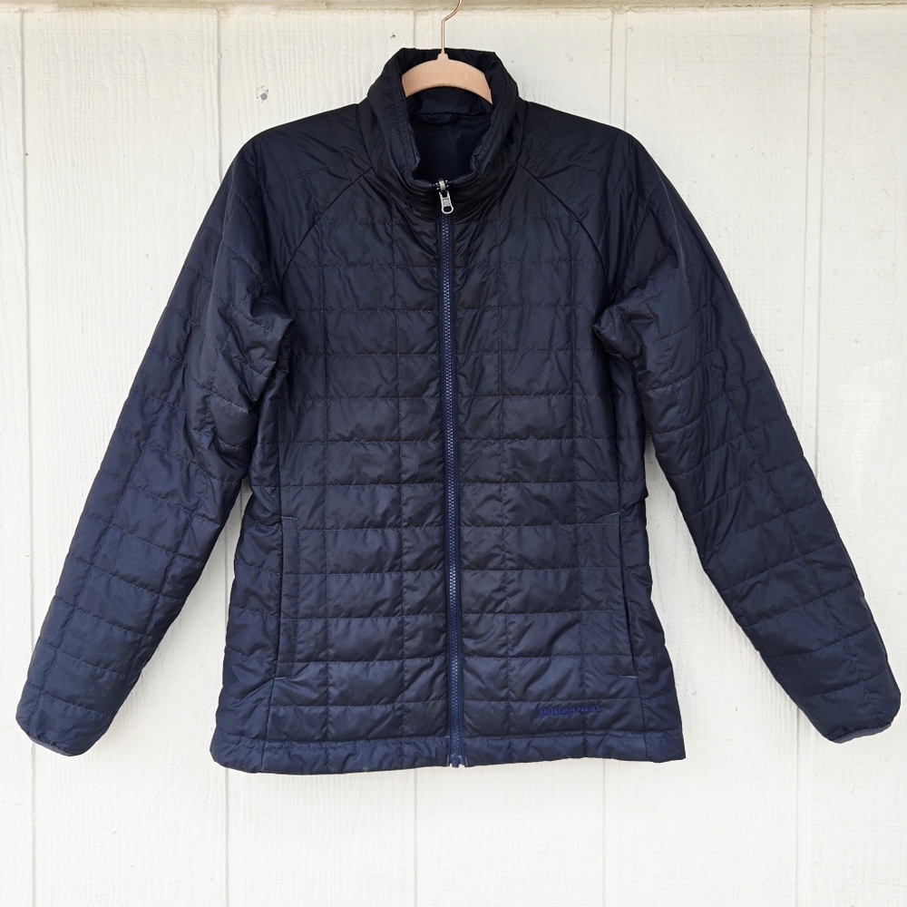 Patagonia Women's Navy Quilted Puffer Jacket